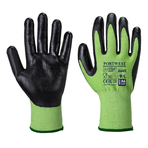 Portwest green cut level - portwest,