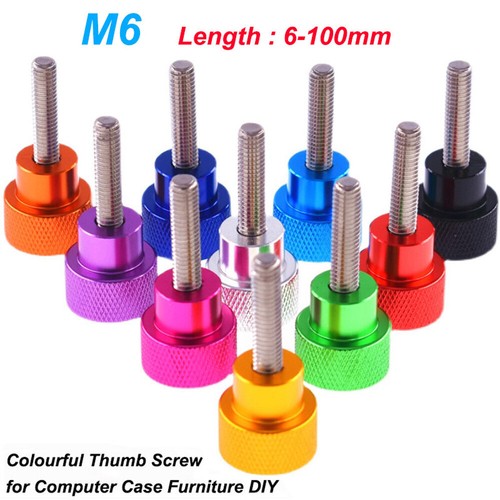 Length 100mm knurled thumb - length,
